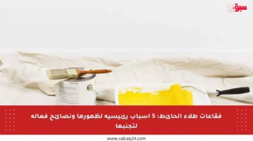 فقاعات طلاء الحائط: 5 أسباب رئيسية لظهورها ونصائح فعالة لتجنبها